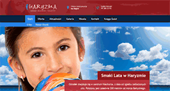 Desktop Screenshot of niechorze-haryzma.pl